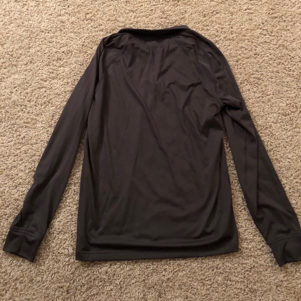 Under Armour Gray Quarter Zip Size Medium - Picture 3 of 3